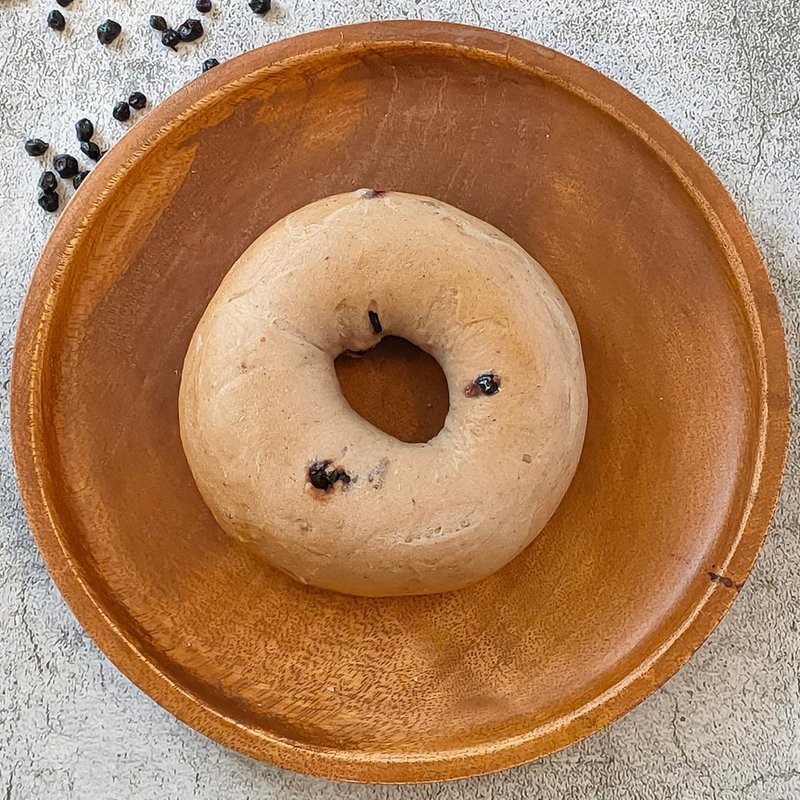 芳醇野蓝莓贝果 - 【爆量40颗以上蓝莓干】 - 面包/吐司 - 新鲜食材 