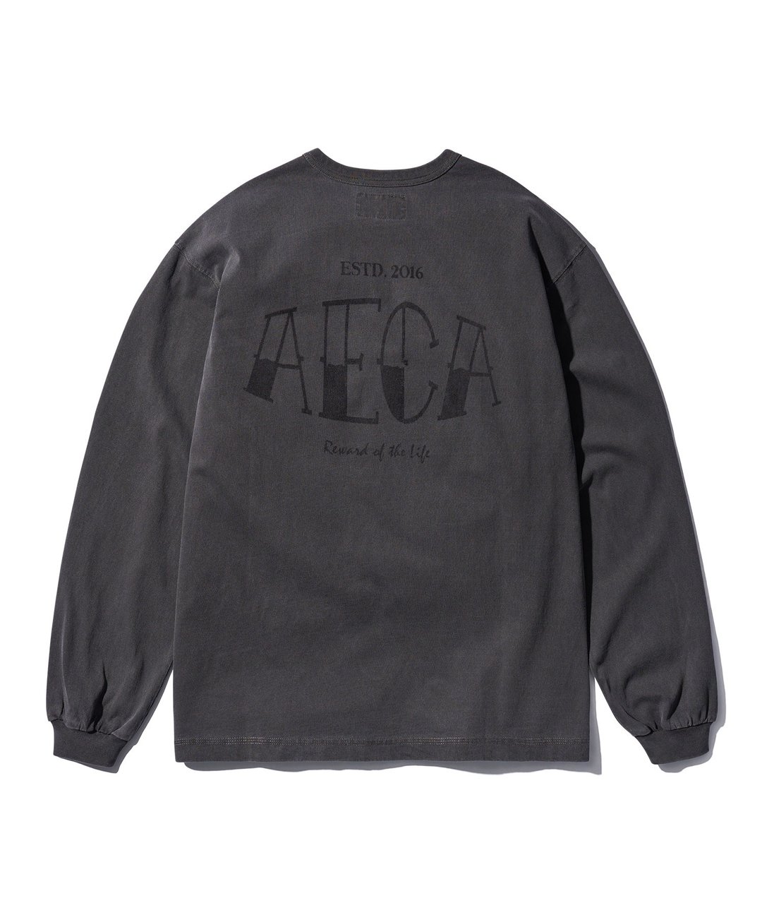 AECA White Glass Painted Long Sleeve-Washed 颜料染长袖上衣 - 中性连帽卫衣/T 恤 - 其他材质 多色