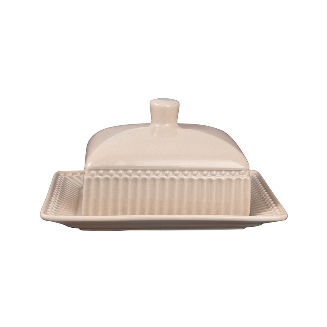 【新品】丹麦GreenGate Alice creamy fudge 奶油盅 M - 盘子/餐盘/盘架 - 陶 多色