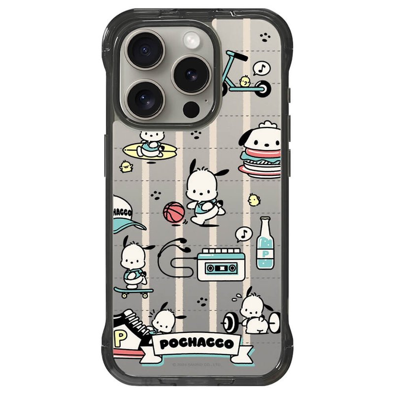 帕恰狗 运动计划表懒人支架【标准透黑】iPhone 16 15 14 Pro Max - 手机壳/手机套 - 其他材质 透明