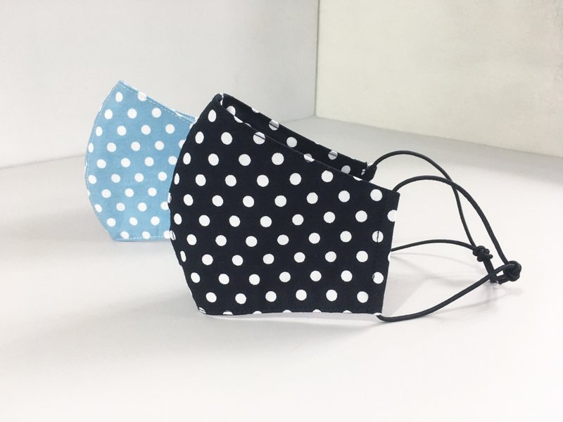 【点点排排站】立体口罩 / 台湾棉口罩 (双色可选) - 口罩 - 棉．麻 多色