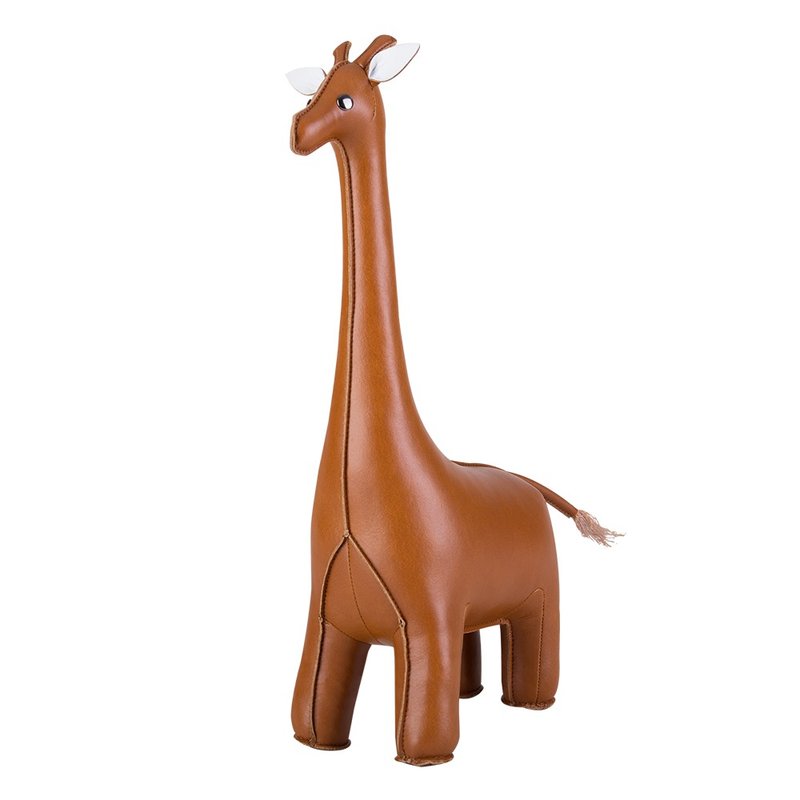【书挡】长颈鹿 Giraffe 皮革动物摆饰  | 入厝礼物 - 摆饰 - 人造皮革 多色