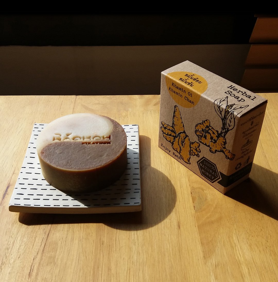 Khamin Oi-Khamin Chan Herbal Soap - 肥皂/手工皂 - 其他材质 