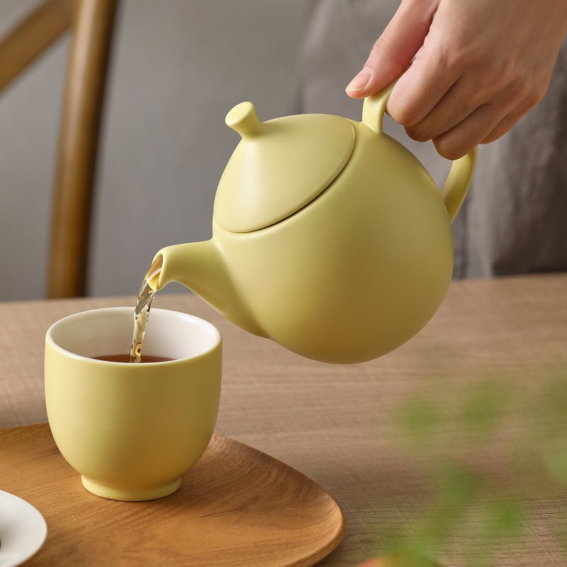 【节日送礼】FORLIFE露水茶壶-柠檬草黄 - 茶具/茶杯 - 瓷 黄色