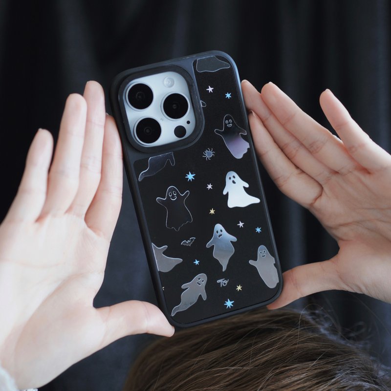 Peek-a-Boo!2024 MagSafe黑框镜面手机壳 - 手机壳/手机套 - 其他材质 