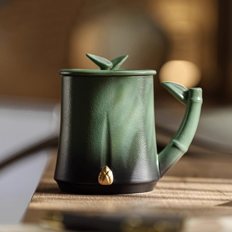北京故宫博物院 节节高升马克杯 陶瓷杯 - 茶具/茶杯 - 陶 