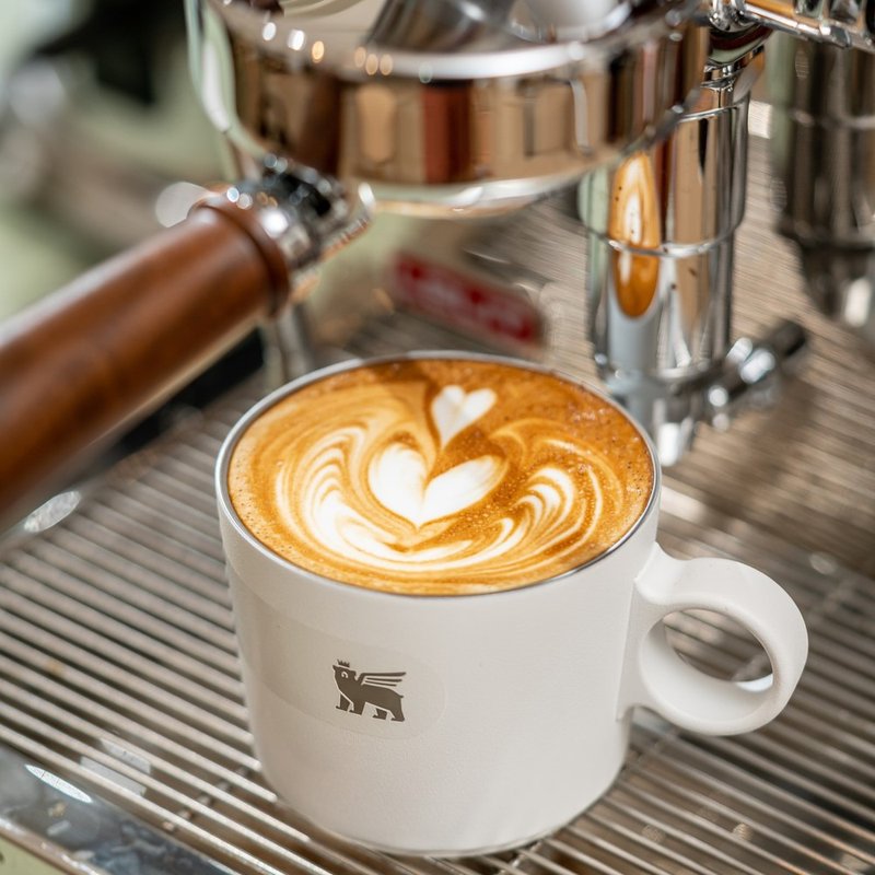 STANLEY 晨光时刻 双层不锈钢卡布奇诺咖啡杯192mL / 晨雾白 - 咖啡杯/马克杯 - 不锈钢 