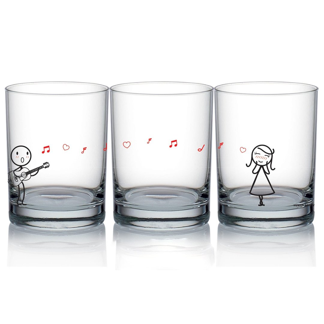 音乐盒 咖啡杯/马克杯对杯组 男孩遇见女孩系列 | HUMAN TOUCH - 咖啡杯/马克杯 - 粘土 
