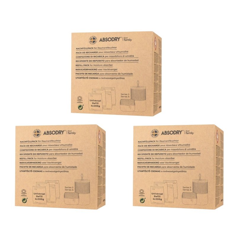 干干好除湿剂补充包 Refill bag 4-pack (Series 3 适用) 3盒 - 其他小家电 - 其他材质 白色