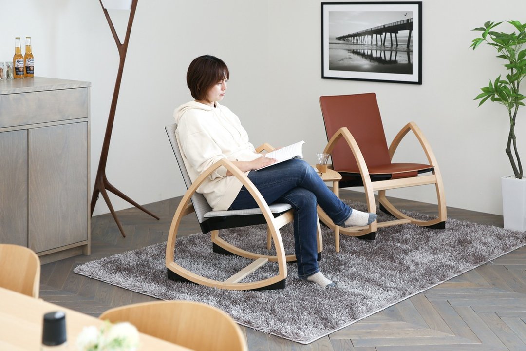 旭川家具 匠工艺 WOODPECKER 摇椅 - 椅子/沙发 - 木头 
