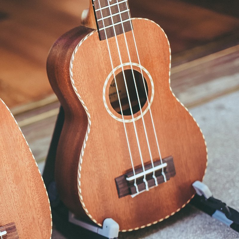 KYM-S75 21寸乌克丽丽 桃花心木 复古木绳镶边75系列 Mahogany Soprano Ukulele - 吉他/乐器 - 木头 