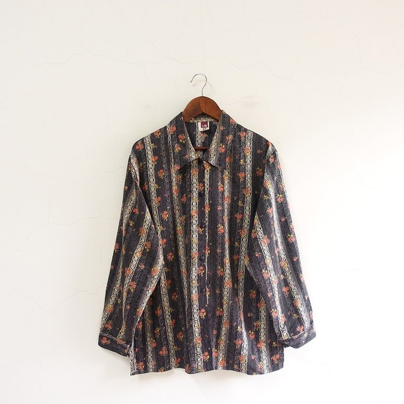 │Slowly│花园/古着衬衫 │vintage.复古.文艺 - 女装衬衫 - 聚酯纤维 多色