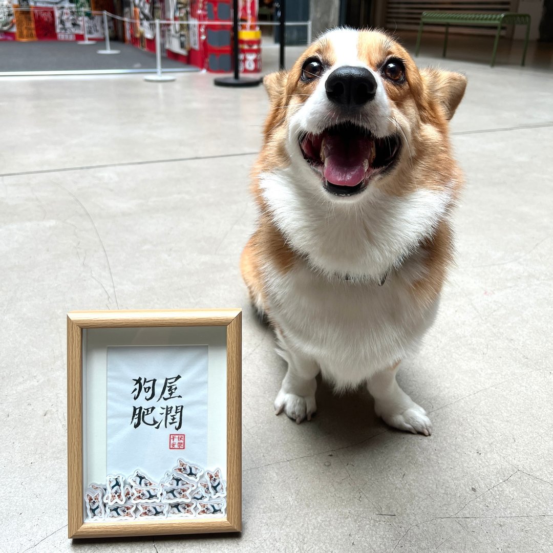 【定制宠物粒粒】自订手写书法相架 - 画框/相框 - 纸 咖啡色