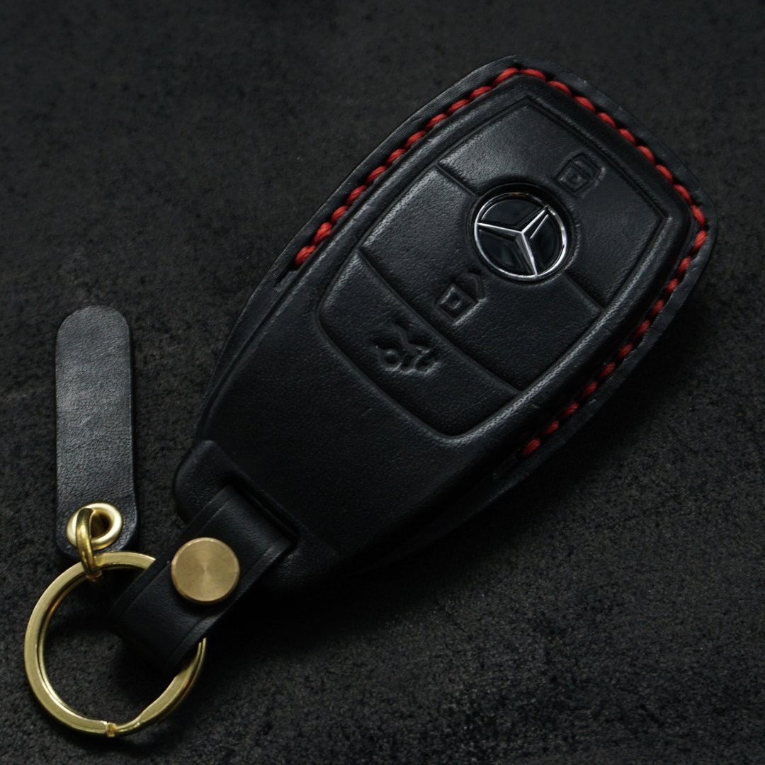 Benz E-Class E200 E220d E300 AVANTGA 运动版 W213 奔驰 钥匙包 - 钥匙链/钥匙包 - 真皮 