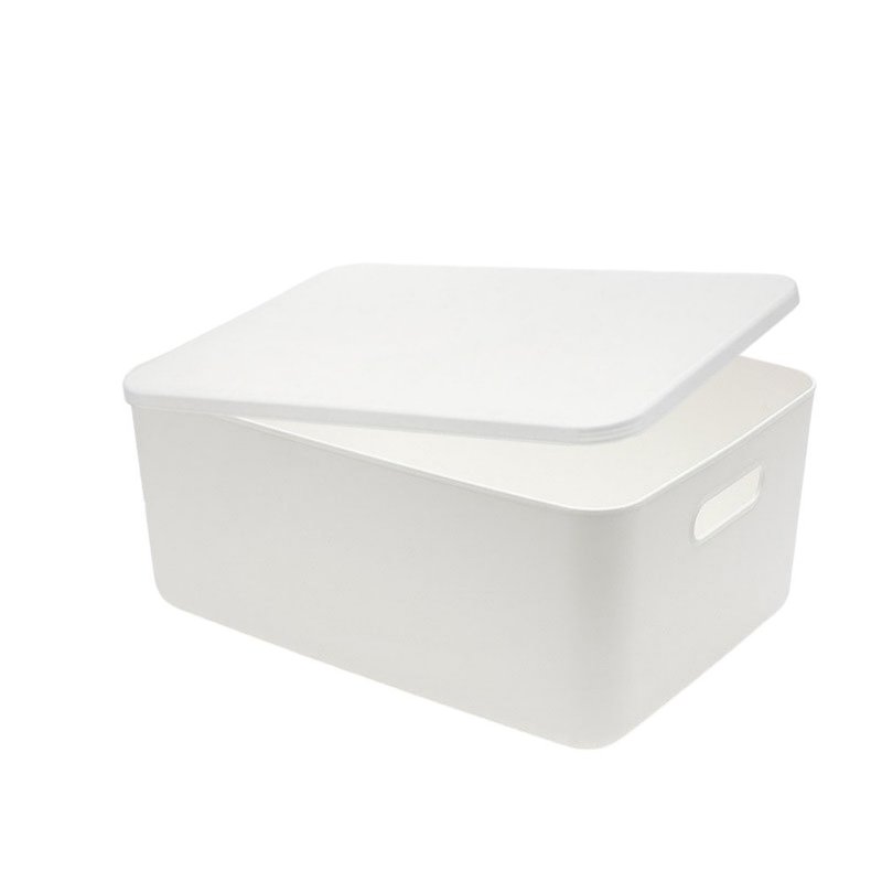 WildJar 多功能收纳盒/收纳箱/收纳篮/玩具箱/无印日式风格 - 收纳用品 - 塑料 白色