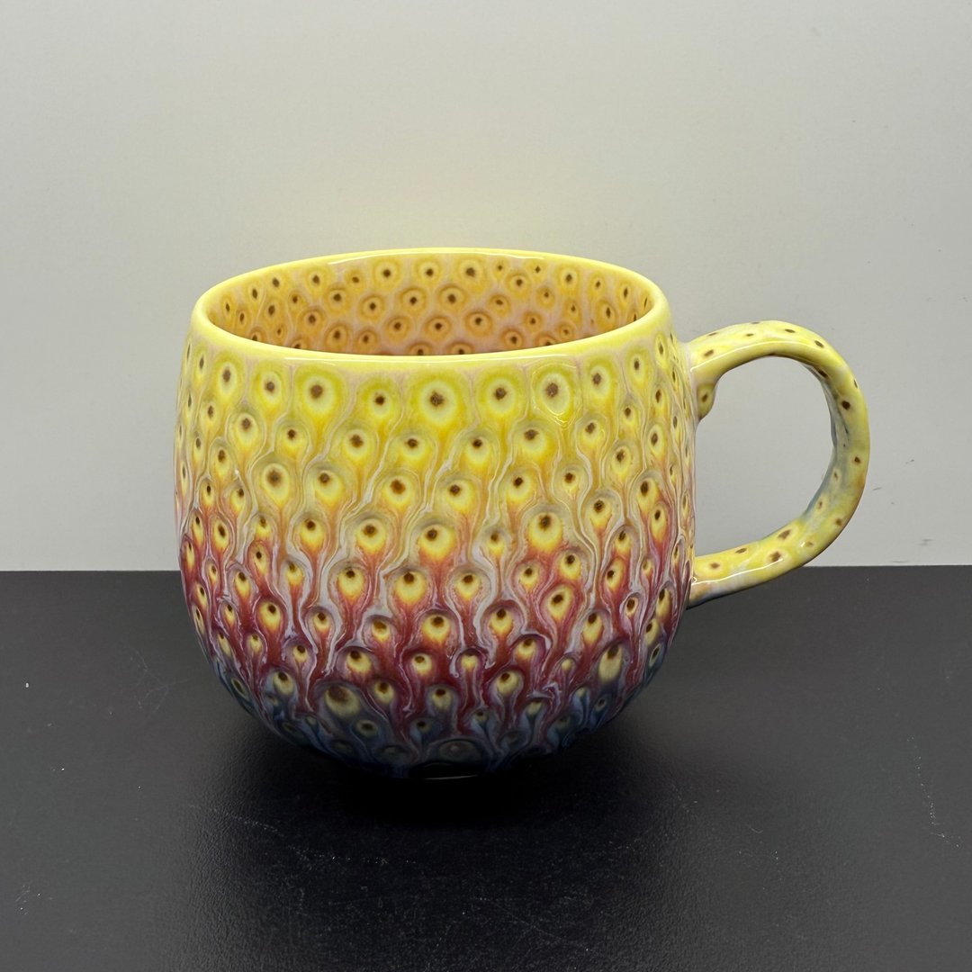 No.6 / 孔雀系列 Peacock / 咖啡杯 270ml - 茶具/茶杯 - 瓷 多色
