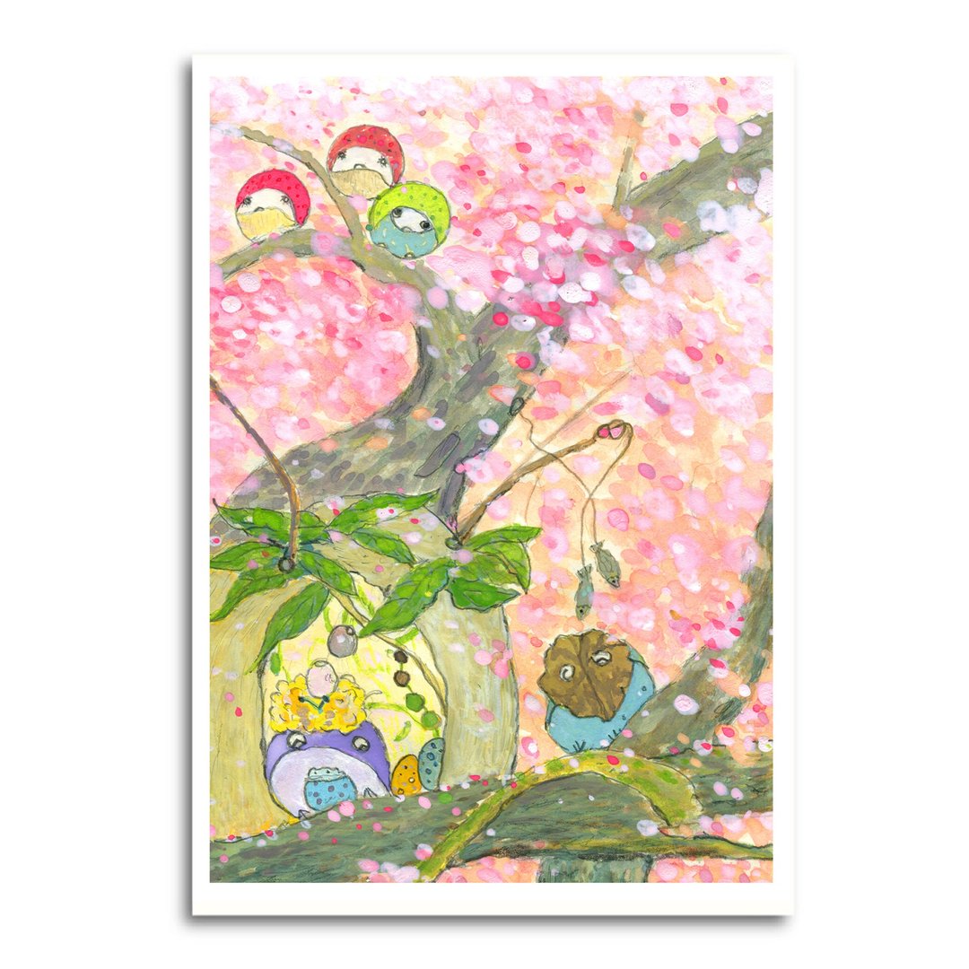 没有赏味期限的花季~~樱你而美  明信片/万用卡 - 卡片/明信片 - 纸 