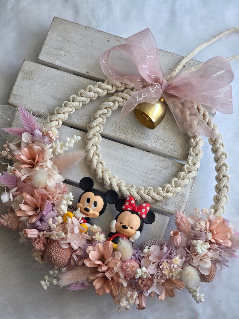 编织花圈/绣球花圈/花圈/乔迁礼/圣诞节花圈/定制化 - 摆饰 - 植物．花 