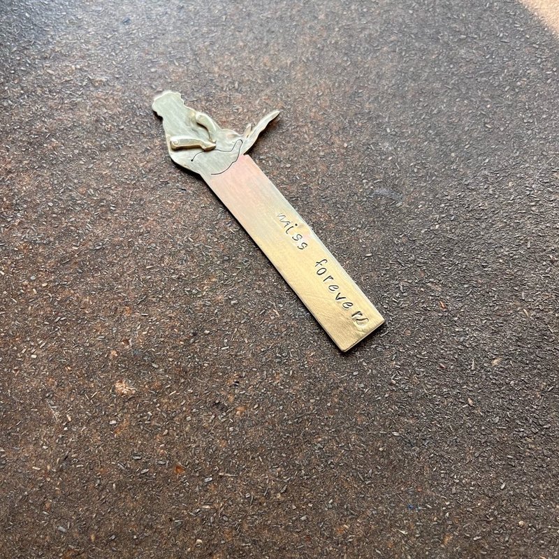 黃銅書籤-狐獴款 - 书签 - 铜/黄铜 