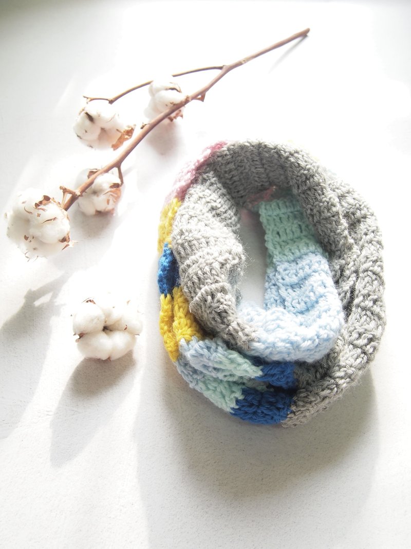 游乐园编织 羊毛围脖 - 女装针织衫/毛衣 - 羊毛 多色