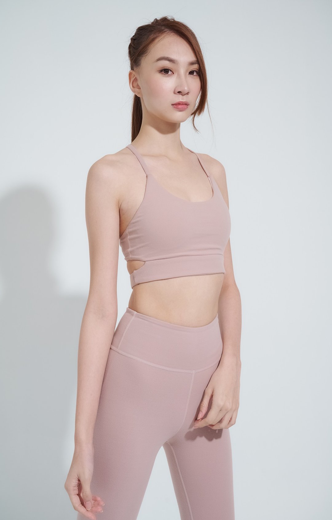 春夏穿搭【Yoga Flow】 Aurora Bra-Rose Quartz 快速出货 - 女装瑜珈服 - 聚酯纤维 