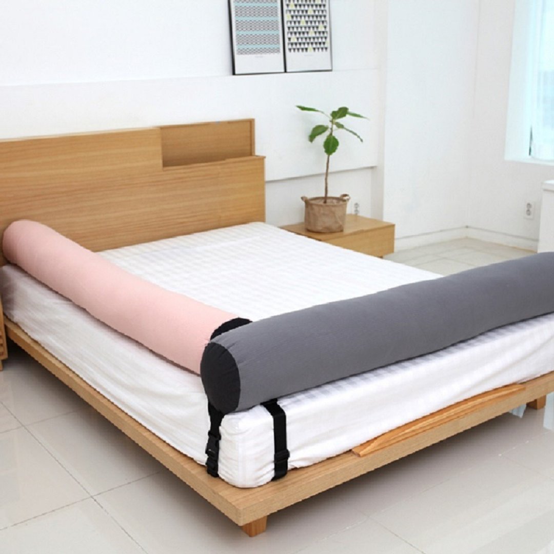 韩国Kangaruru防跌落护栏床围软垫--短 145cm 【糖果粉】 - 儿童家具 - 棉 粉红色