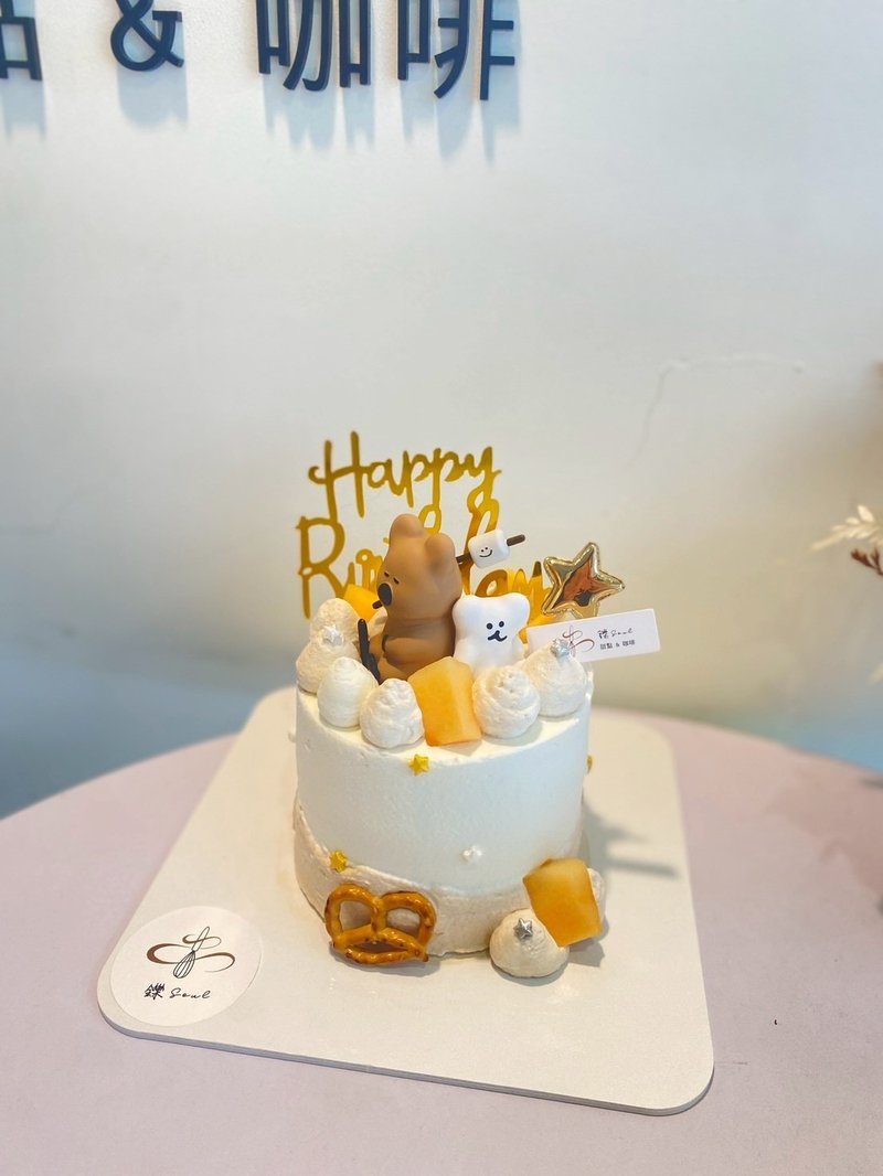 bobo定制化主题蛋糕 公仔蛋糕 定制化 生日蛋糕 铄甜点 纪念日 - 蛋糕/甜点 - 新鲜食材 