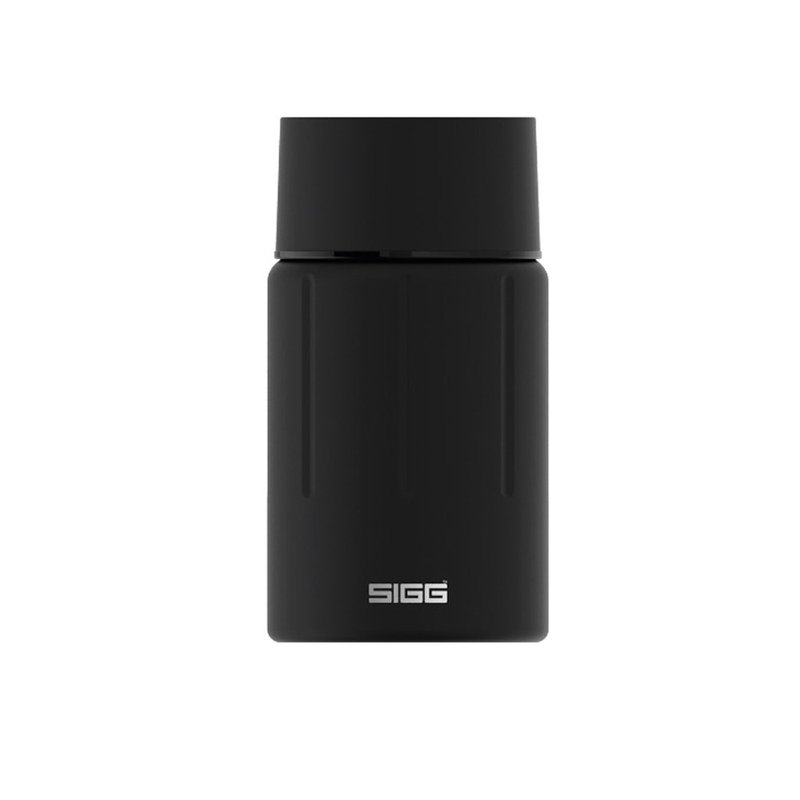 瑞士百年SIGG晶灿不锈钢闷烧罐(附匙)/保温罐 750ml - 黑曜石 - 保温瓶/保温杯 - 不锈钢 黑色