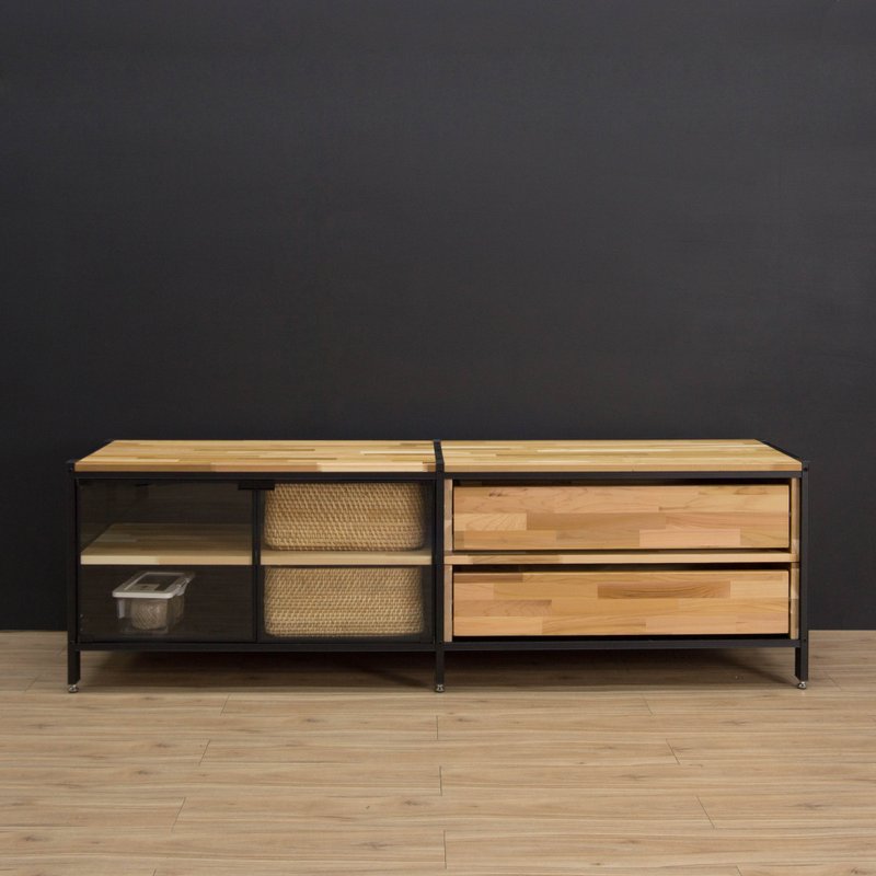 Creesor - Shido 40 工业风电视柜 - 电视柜 - 其他金属 黑色