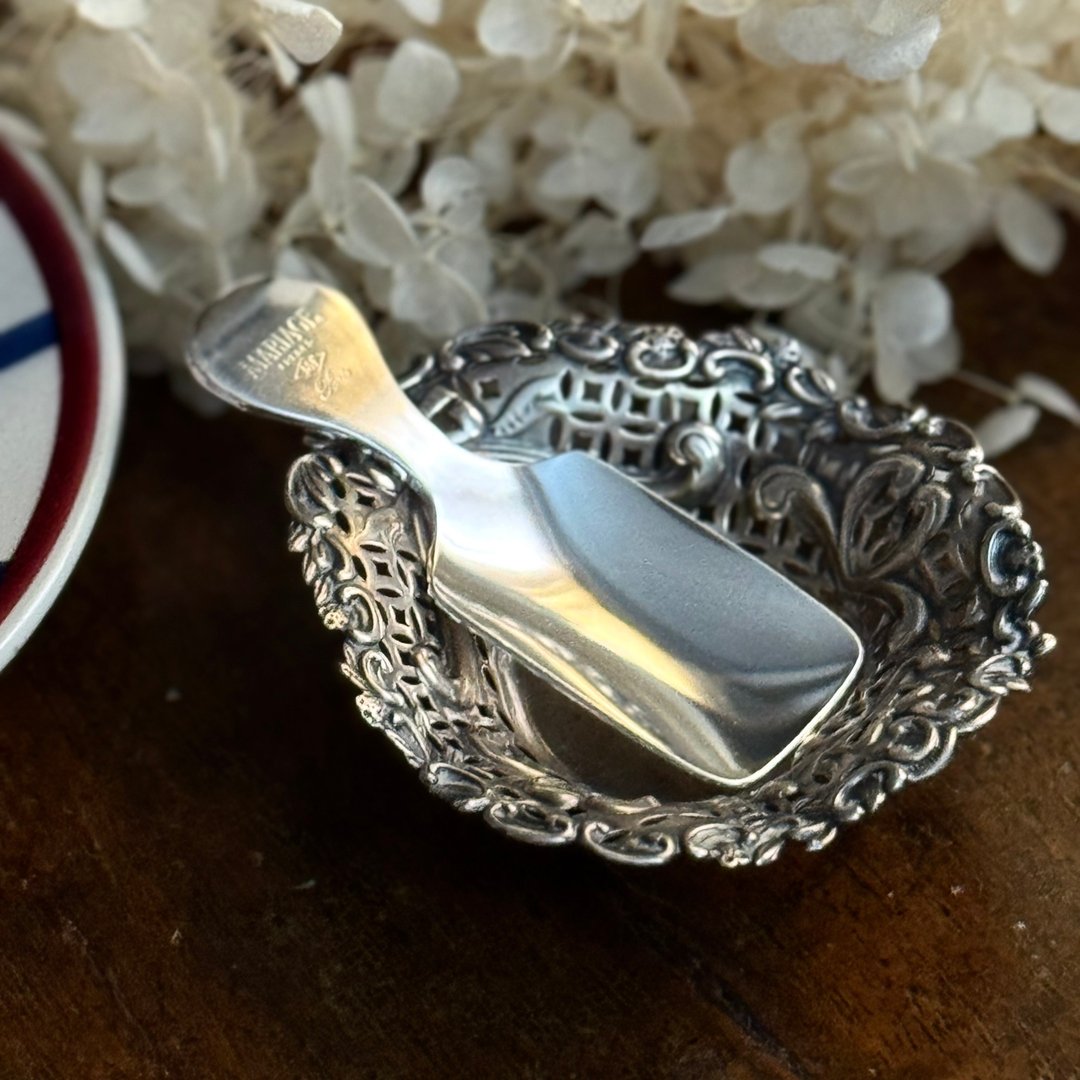 * 50814-迷人法国Mariage Frères 玛黑镀银茶勺 - 茶具/茶杯 - 银 