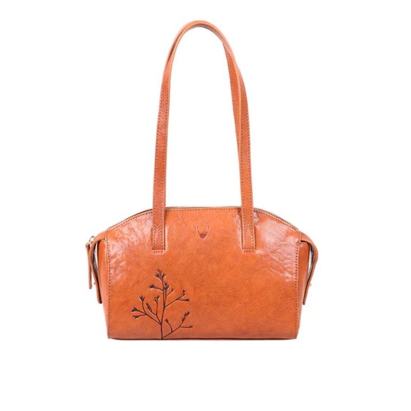 HIDESIGN 山羊皮单肩侧背包 BLOOM 03 - 侧背包/斜挎包 - 真皮 橘色