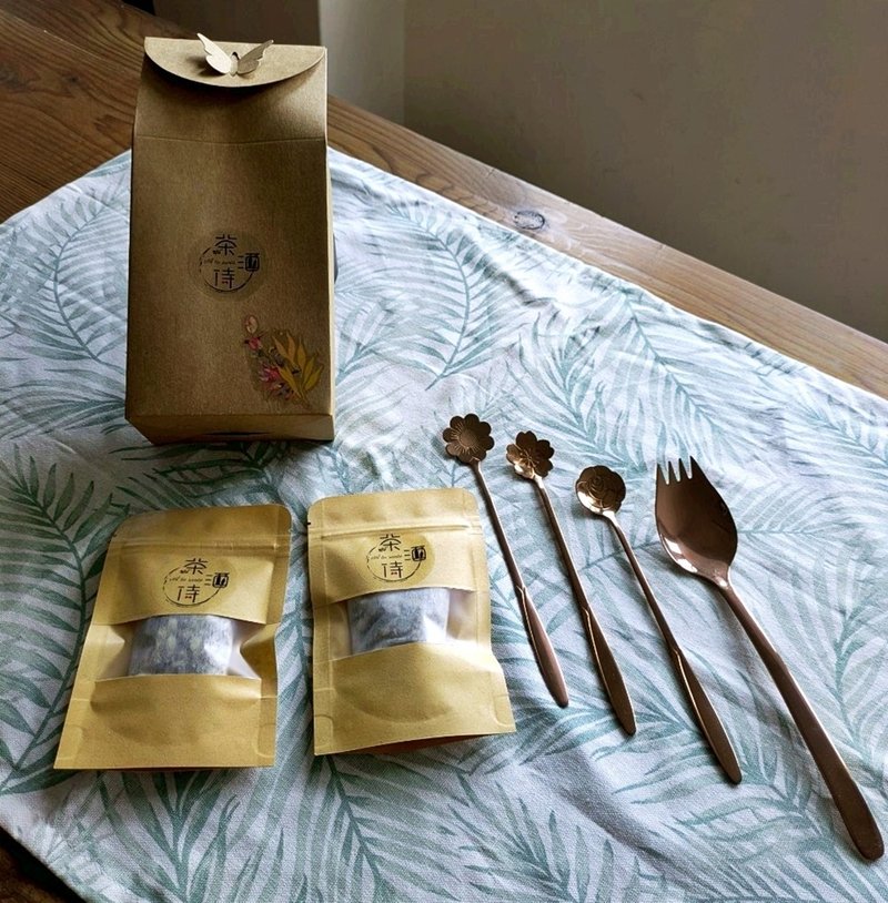 新手饮茶推荐优惠-小香茶(贵妇茶) 附赠茶匙组 - 茶 - 植物．花 多色