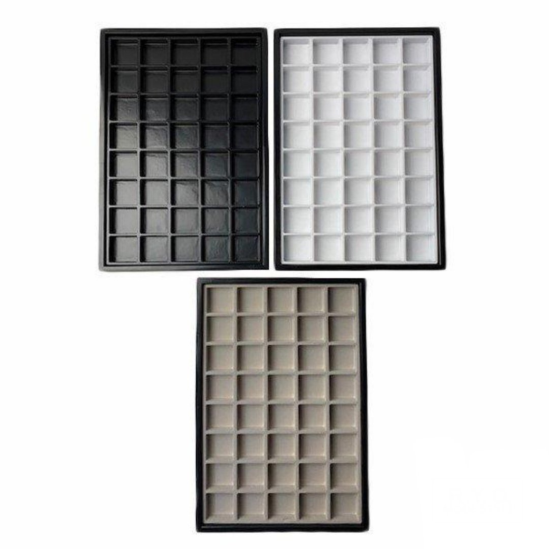 Tray loose case 40 squares 3color - 收纳用品 - 塑料 白色