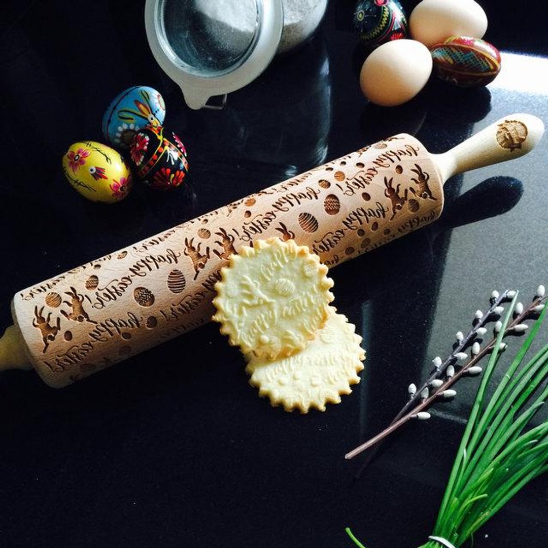 Easter Bunny cotton swab * EASTER BUNNY - 厨房用具 - 木头 