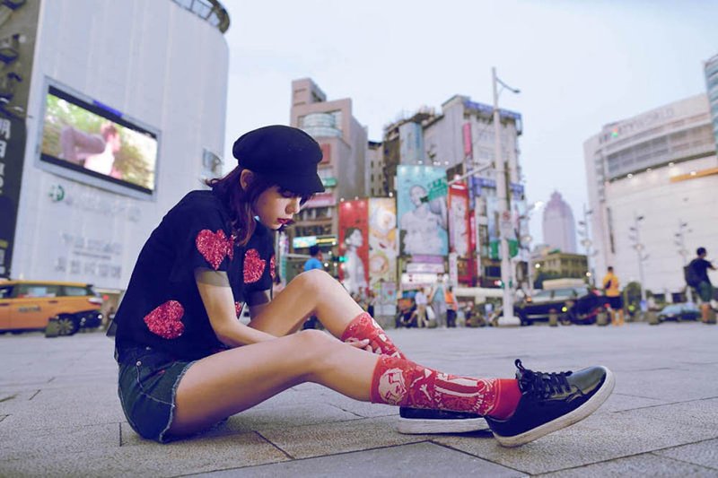 FLIPPOS潮流机能压力袜 翻转袜【Greenland 绿色大地】 - 袜子 - 其他材质 多色