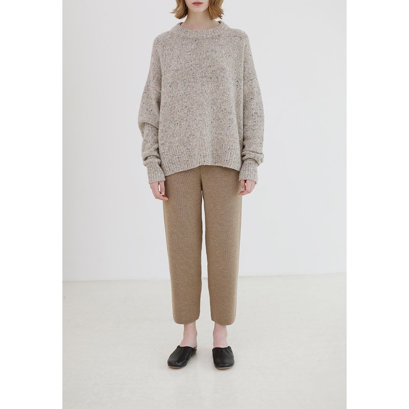 KOOW  小白裤加厚款 扬子美利奴精纺羊毛极简约九分裤 - 女装长裤 - 羊毛 