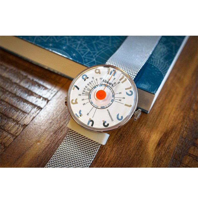 KLOK-08-H4 蓝字表头+米兰表带_加码赠送零钱包 - 男表/中性表 - 其他材质 