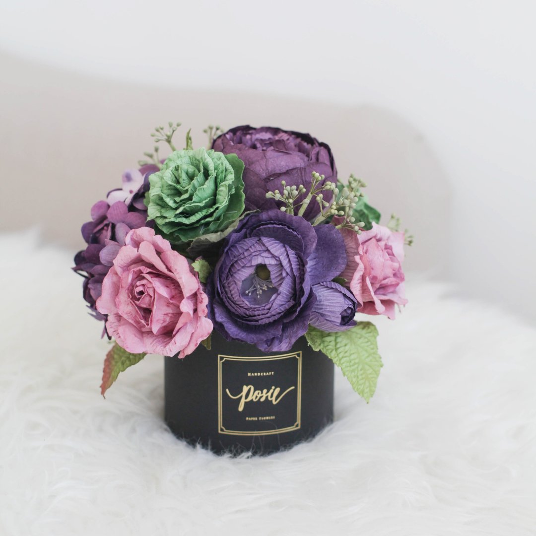 INSPIRING - Aromatic Large Gift Box - 摆饰 - 纸 紫色