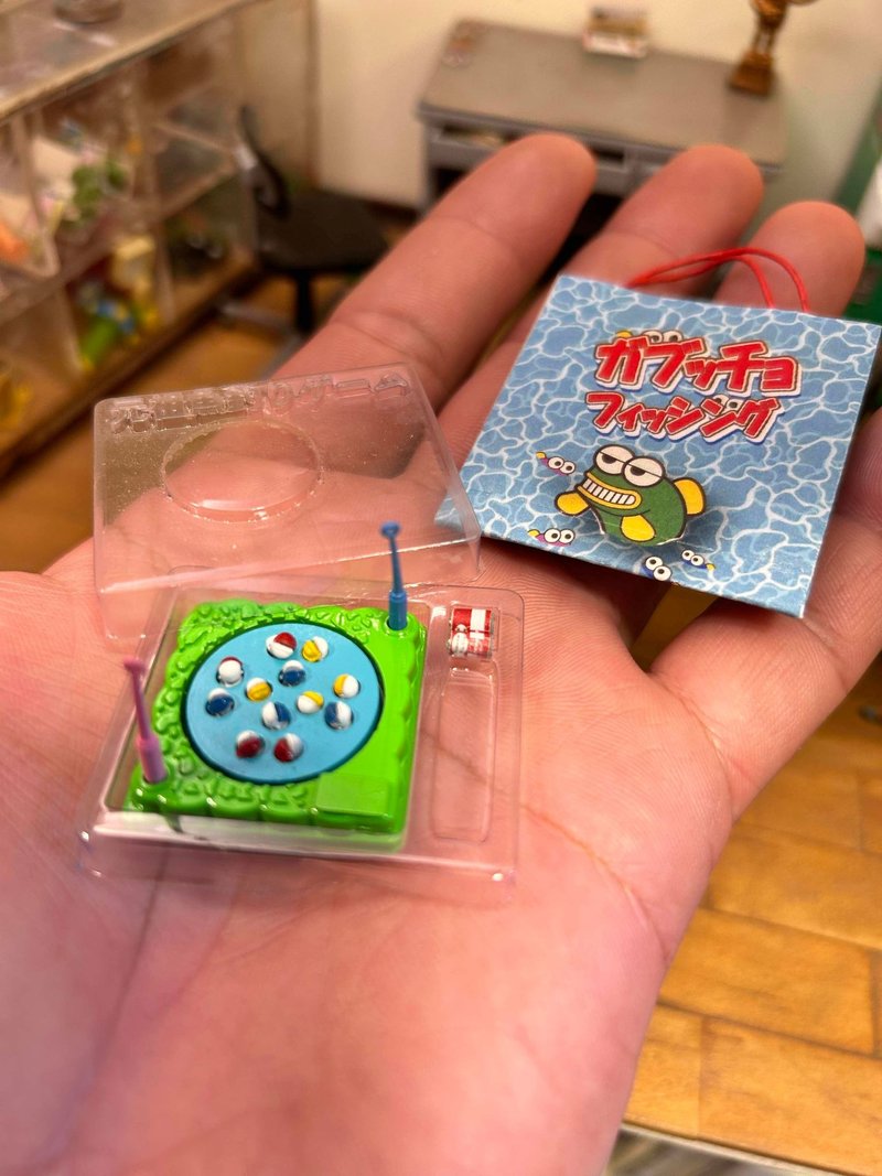 微缩 袖珍 迷你 柑仔店 古早味玩具 场景 1/12 (袖珍钓鱼组) - 玩偶/公仔 - 塑料 多色