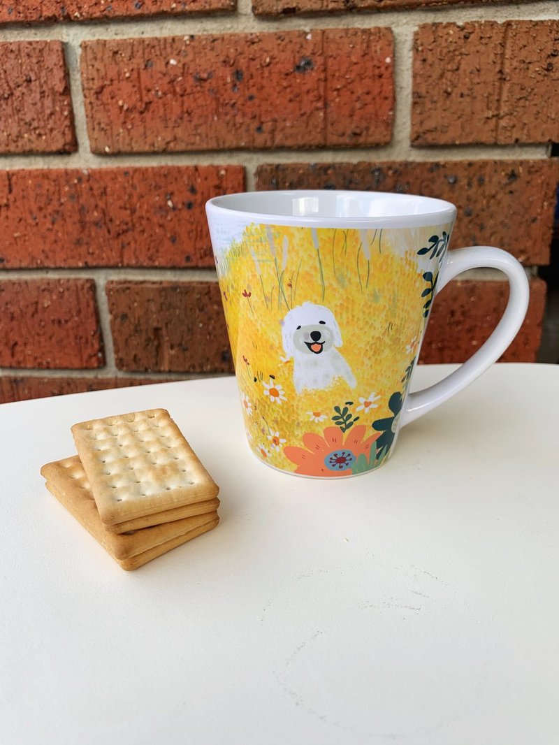 NEW Latte Mug - Love My Dog Series : Daisy McCrazy - 咖啡杯/马克杯 - 陶 多色