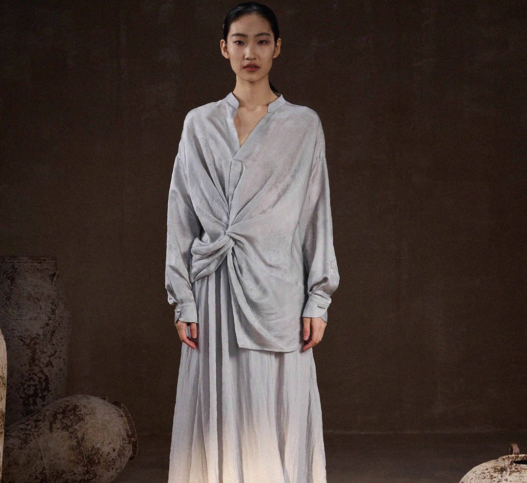 【佛系禅意】新中式复古 棉麻扭结衬衫/半裙/短裤 - 女装衬衫 - 棉 多色