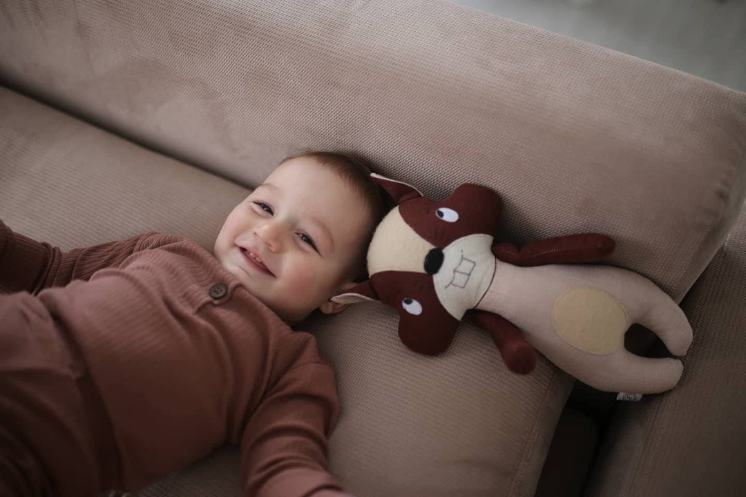Modern design toy, Modern stuffed toy, Modern baby toys, Animal toys for baby - 玩具/玩偶 - 环保材料 咖啡色
