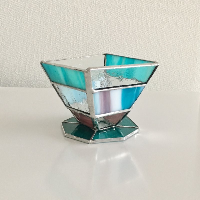 Holder Stand Daydream Chic Green Glass Bay View - 摆饰 - 玻璃 绿色