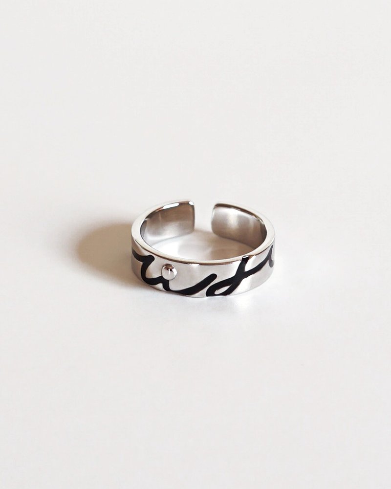 【雙 11 限定】 Open on Museum - Our.Us.Ring : Boy Ring - 戒指 - 纯银 银色