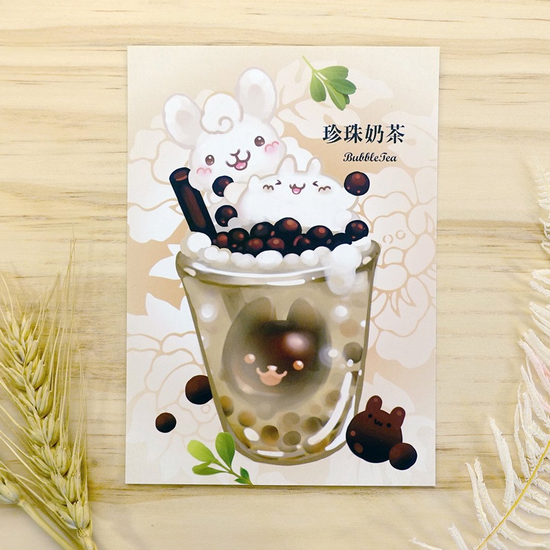 明信片-台湾美食系列组 - 卡片/明信片 - 纸 橘色