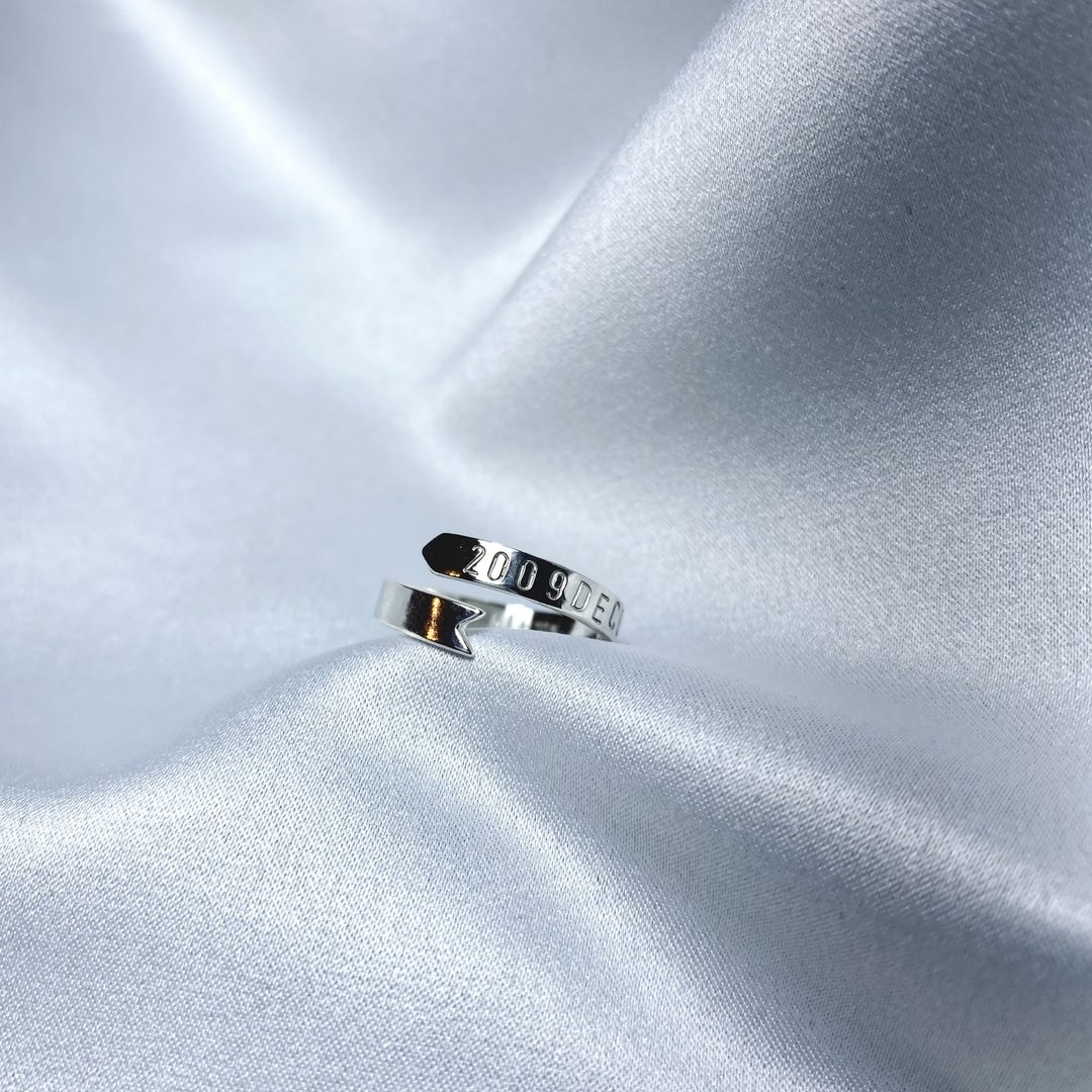 MIH 金工首饰 | 箭头 纯银戒指 silver arrow ring - 戒指 - 纯银 银色