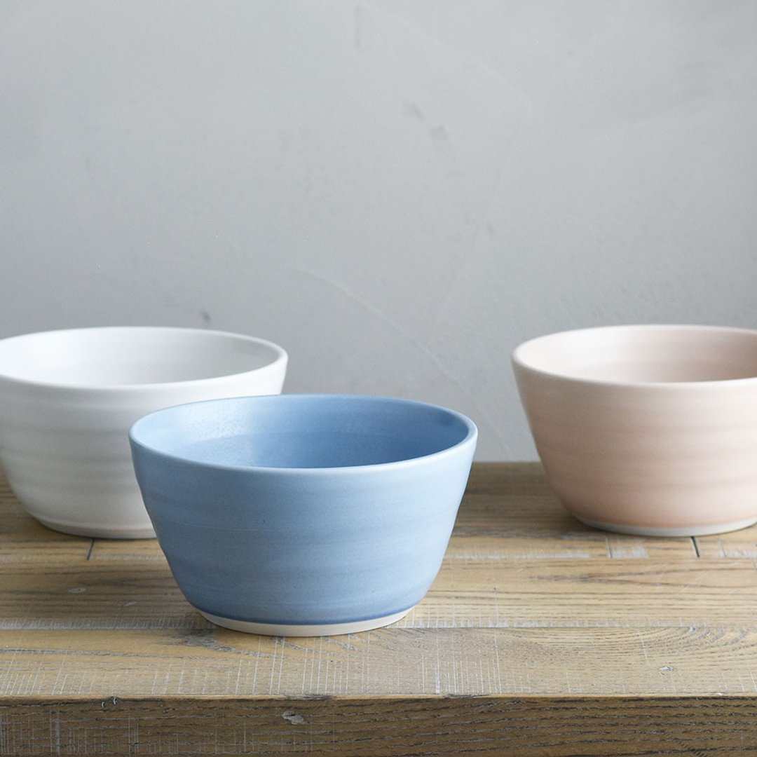 日本KINTO RIPPLE碗16cm / 共2色 - 碗 - 瓷 蓝色