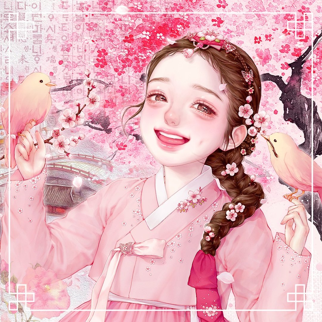 （小女孩）哭泣的夫妇（6 种颜色） - 贴纸 - 纸 