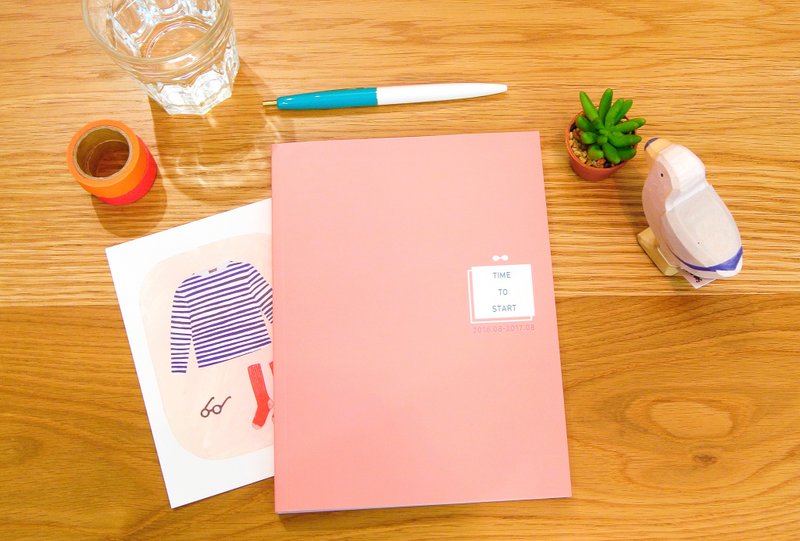 迪梦奇 Time to Start 启动生活日志 [时效橘/一般] - 笔记本/手帐 - 纸 橘色