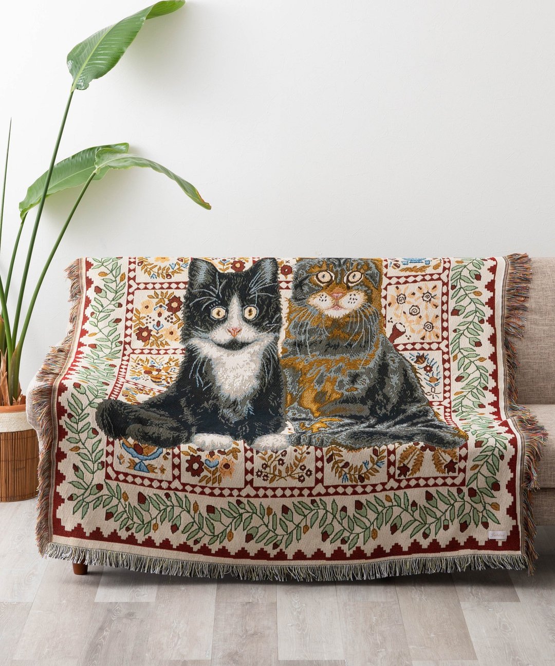 Jubilee Cat Dog 设计提花 Throwket 地毯什锦 130x160 厘米 B - 其他 - 聚酯纤维 多色